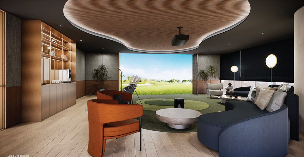 Arden Serviced Residence Golf Simulator